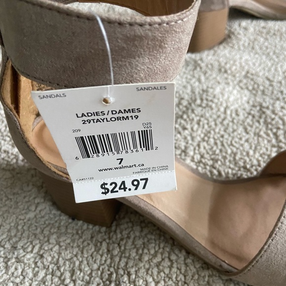 🔸 George 🔸 chunky heel sandals - Picture 3 of 10